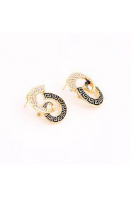 Fashion jewelry necklaces earrings gold plated (necklace) (earrings)