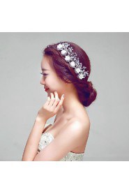 Korea Style White Flowers/Crystal stones Wedding/Party Headpieces/Hair Accessories