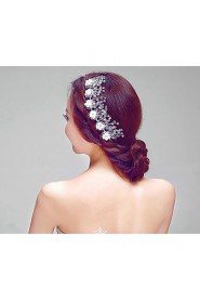 Korea Style White Flowers/Crystal stones Wedding/Party Headpieces/Hair Accessories