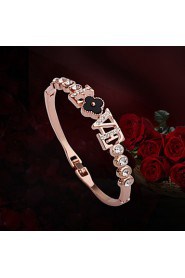 Women's Chain Bracelet Alloy Rhinestone