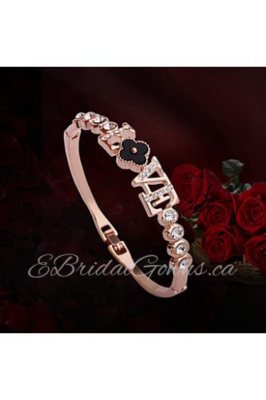 Women's Chain Bracelet Alloy Rhinestone