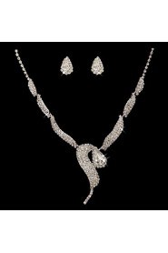 Jewelry Set Women's Anniversary / Wedding / Engagement / Birthday / Special Occasion Jewelry Sets Cubic Zirconia / Alloy Cubic Zirconia