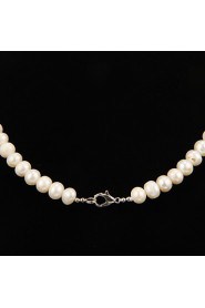 Women's Pearl Necklace Anniversary/Gift/Party/Special Occasion Ruby