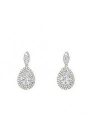 Drop Earrings Women's Alloy Earring Cubic Zirconia