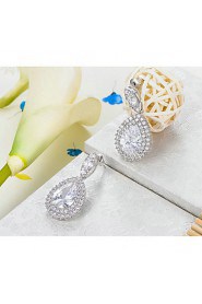 Drop Earrings Women's Alloy Earring Cubic Zirconia