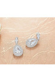 Drop Earrings Women's Alloy Earring Cubic Zirconia