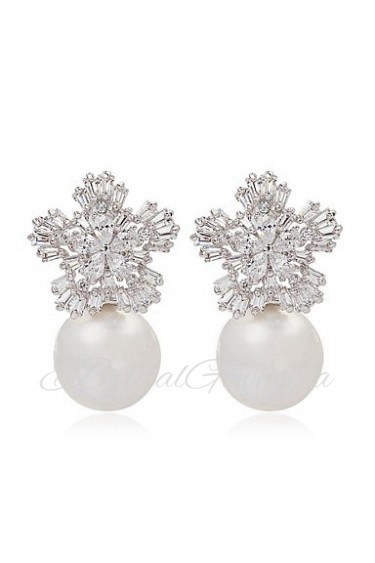 Stud Earrings Women's Cubic Zirconia Earring Cubic Zirconia