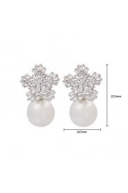 Stud Earrings Women's Cubic Zirconia Earring Cubic Zirconia