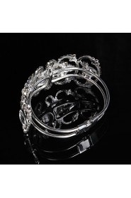 Women's Cuff / Chain Bracelet Alloy Rhinestone