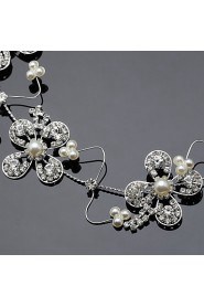 Wedding Suit(Headdress & Necklace & Earrings& Ring & Brooch)