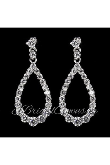 Drop Earrings Women's Cubic Zirconia/Alloy Earring