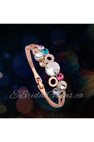 Women's Chain Bracelet Gold / Alloy Rhinestone