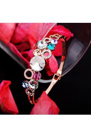 Women's Chain Bracelet Gold / Alloy Rhinestone