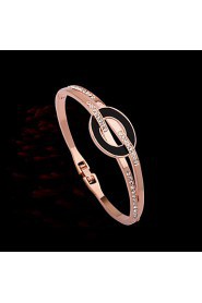 Women's Chain Bracelet Gold / Alloy Rhinestone