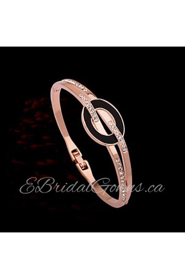 Women's Chain Bracelet Gold / Alloy Rhinestone