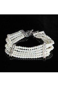 Women's Chain Bracelet Imitation Pearl Imitation Pearl / Rhinestone