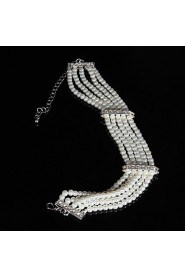 Women's Chain Bracelet Imitation Pearl Imitation Pearl / Rhinestone