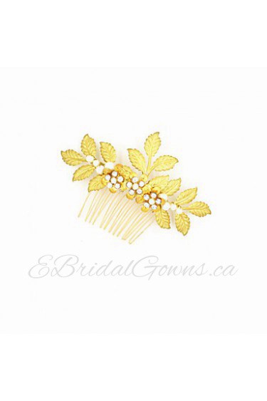 Women's / Flower Girl's Alloy Headpiece-Wedding / Special Occasion Hair Combs 1 Piece