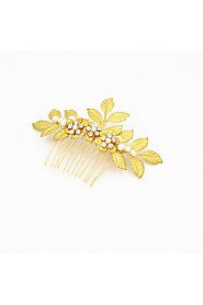 Women's / Flower Girl's Alloy Headpiece-Wedding / Special Occasion Hair Combs 1 Piece