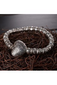 Women's Chain/Fashion/Personalized/Round Bangles Bracelet Silver