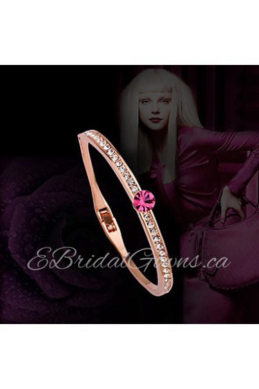 Women's Chain Bracelet Alloy Rhinestone