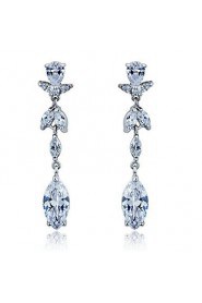 Drop Earrings Couples'/Kid's/Women's Cubic Zirconia Earring Cubic Zirconia