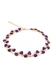 Classic gold-plated Necklace (necklace) (earrings)