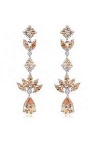 Drop Earrings Couples'/Kid's/Women's Cubic Zirconia Earring Cubic Zirconia