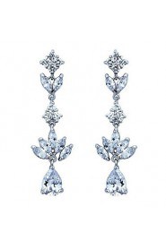 Drop Earrings Couples'/Kid's/Women's Cubic Zirconia Earring Cubic Zirconia