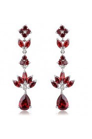 Drop Earrings Couples'/Kid's/Women's Cubic Zirconia Earring Cubic Zirconia