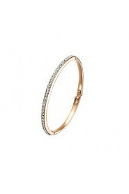 Women's Cuff Bracelet Alloy Crystal