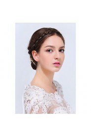 Women's Gold / Alloy Headpiece-Wedding / Special Occasion / Casual Headbands 1 Piece Clear Round