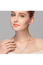 Jewelry Set Women's Anniversary / Wedding / Engagement / Birthday / Gift / Party / Daily / Special Occasion Jewelry Sets Rhinestone