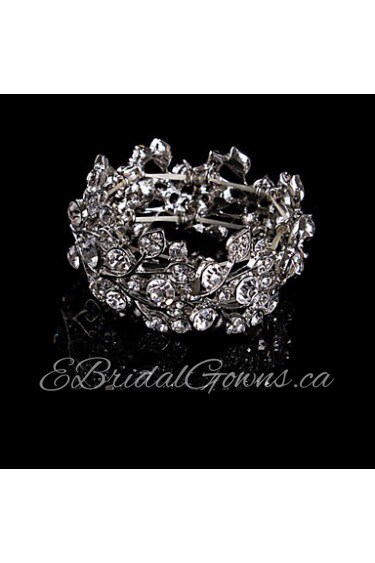 Women's Cuff Bracelet Alloy Rhinestone