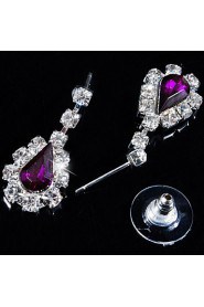 Jewelry Set Women's Birthday / Gift / Party / Special Occasion Jewelry Sets Alloy Rhinestone Necklaces / Earrings As the Picture