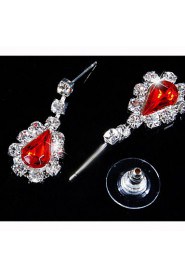 Jewelry Set Women's Birthday / Gift / Party / Special Occasion Jewelry Sets Alloy Rhinestone Necklaces / Earrings As the Picture