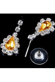 Jewelry Set Women's Birthday / Gift / Party / Special Occasion Jewelry Sets Alloy Rhinestone Necklaces / Earrings As the Picture