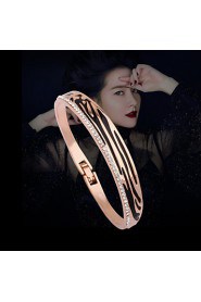 Women's Chain Bracelet Alloy Rhinestone