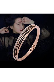 Women's Chain Bracelet Alloy Rhinestone