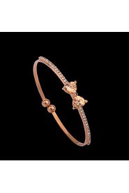 Women's Chain Bracelet Alloy Rhinestone