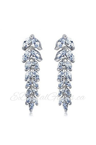 Drop Earrings Couples'/Kid's/Women's Cubic Zirconia Earring Cubic Zirconia