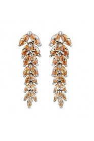 Drop Earrings Couples'/Kid's/Women's Cubic Zirconia Earring Cubic Zirconia