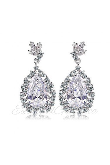 Drop Earrings Women's Cubic Zirconia Earring Cubic Zirconia