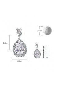 Drop Earrings Women's Cubic Zirconia Earring Cubic Zirconia