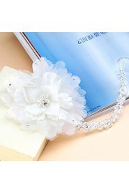 Bride's Flower Crystal Forehead Wedding Headdress Hair Accessories 1 PC