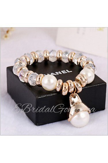 Women's Persona Beads Collection Bracelet Imitation Pearl / Obsidian Crystal / Imitation Pearl / Rhinestone