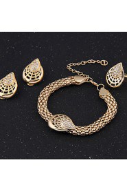 Women's Alloy Jewelry Set Rhinestone