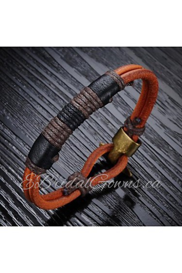 Big all-match Leather Bracelet