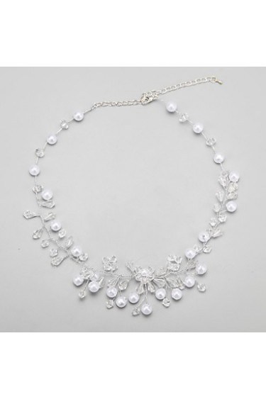 Women's Imitation Pearl / Alloy Necklace Wedding / Engagement / Birthday / Party Crystal / Imitation Pearl