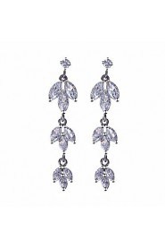 Drop Earrings Couples'/Kid's/Women's Cubic Zirconia Earring Cubic Zirconia